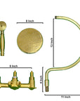 Al Sultan Brass Rain Shower