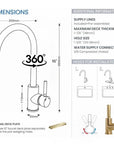 Unlacquered Brass Basin Faucet