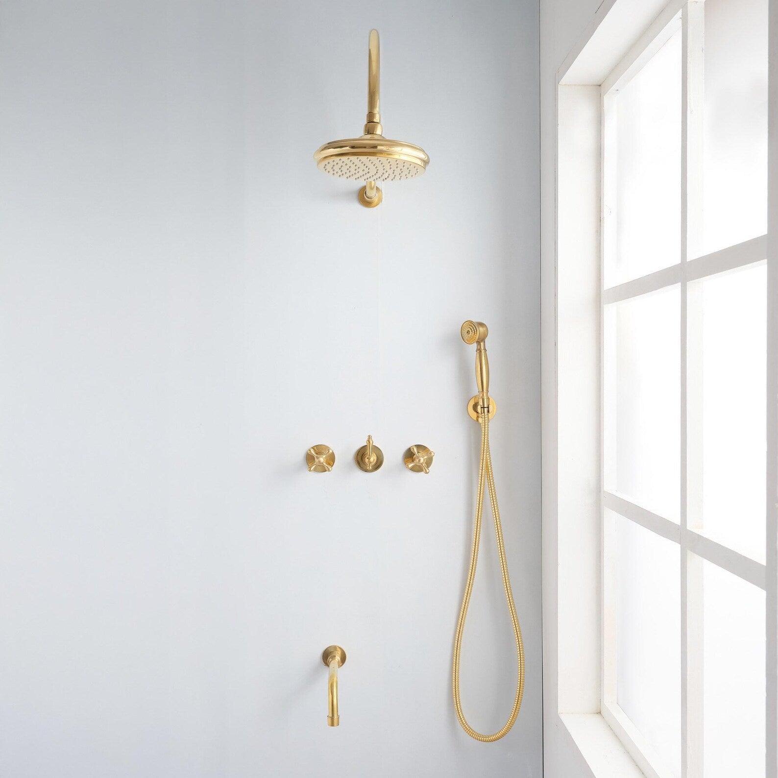 Al Sultan Brass Rain Shower