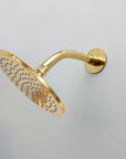 Unlacquered Solid Brass Rain Shower