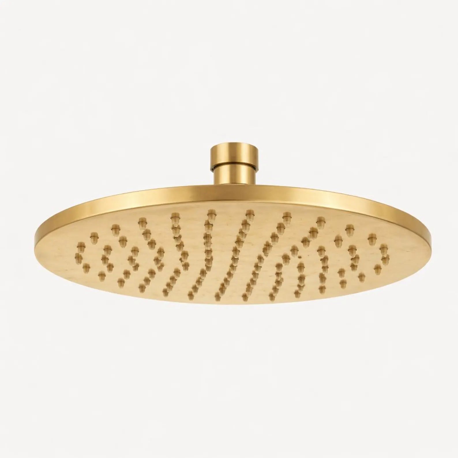 Unlacquered Solid Brass Rain Shower