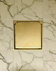 Brass Square Floor Drain with Anti Odor Deodorant Core