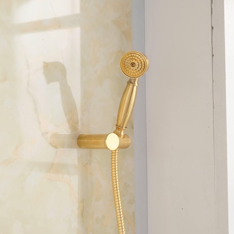 Sandy Wall Mounted Tub Filler - Unlacquered Brass
