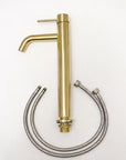 Napa Single Hole Vessel Faucet – Unlacquered Brass