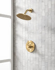 Solid Brass Single Handle Shower - High pressure shower (1.8GPM)