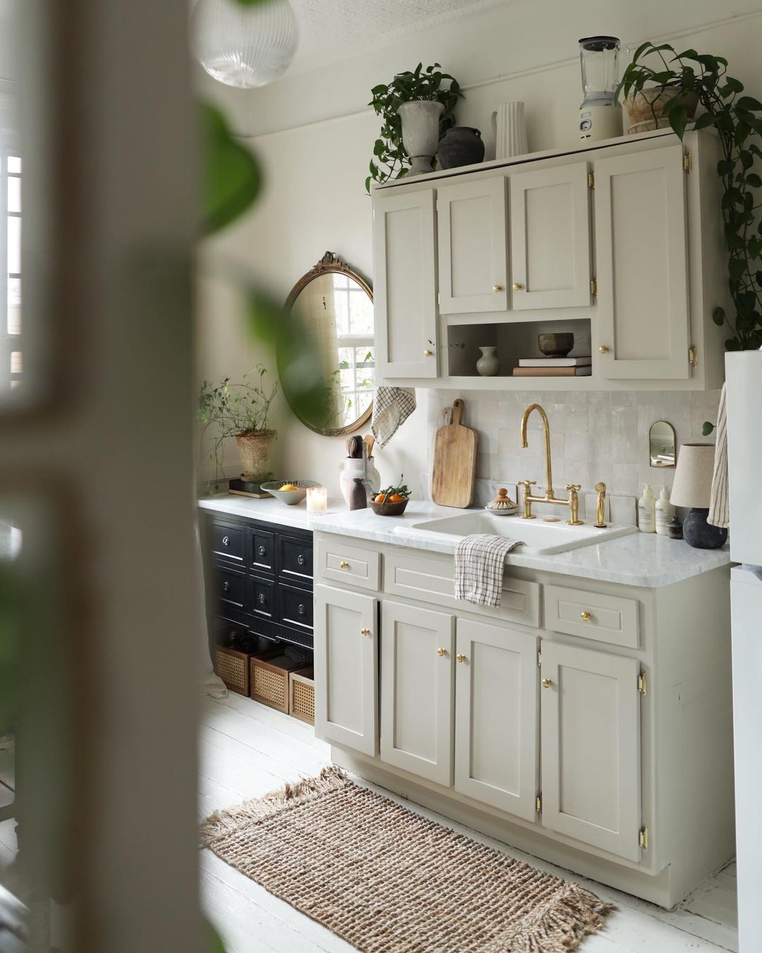 King Size brass bridge faucet kitchen installation