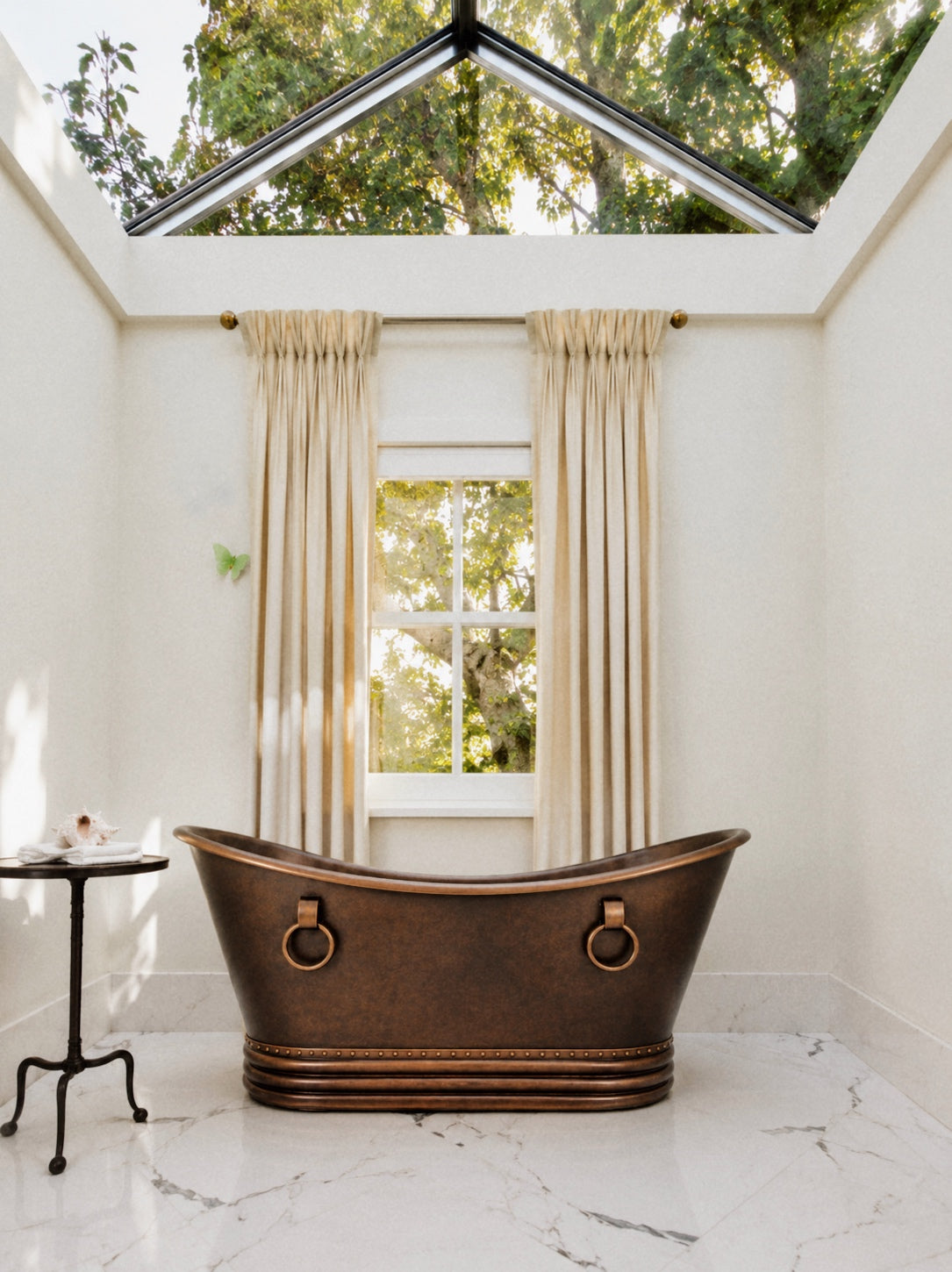 Brasslik Malibu brass bathtub, oil rubbed bronze