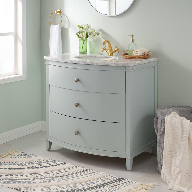 Brasslik Naples vanity faucet in unlacquered brass