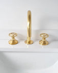 Texas Brass Widespread Bathroom 3 Holes Faucet