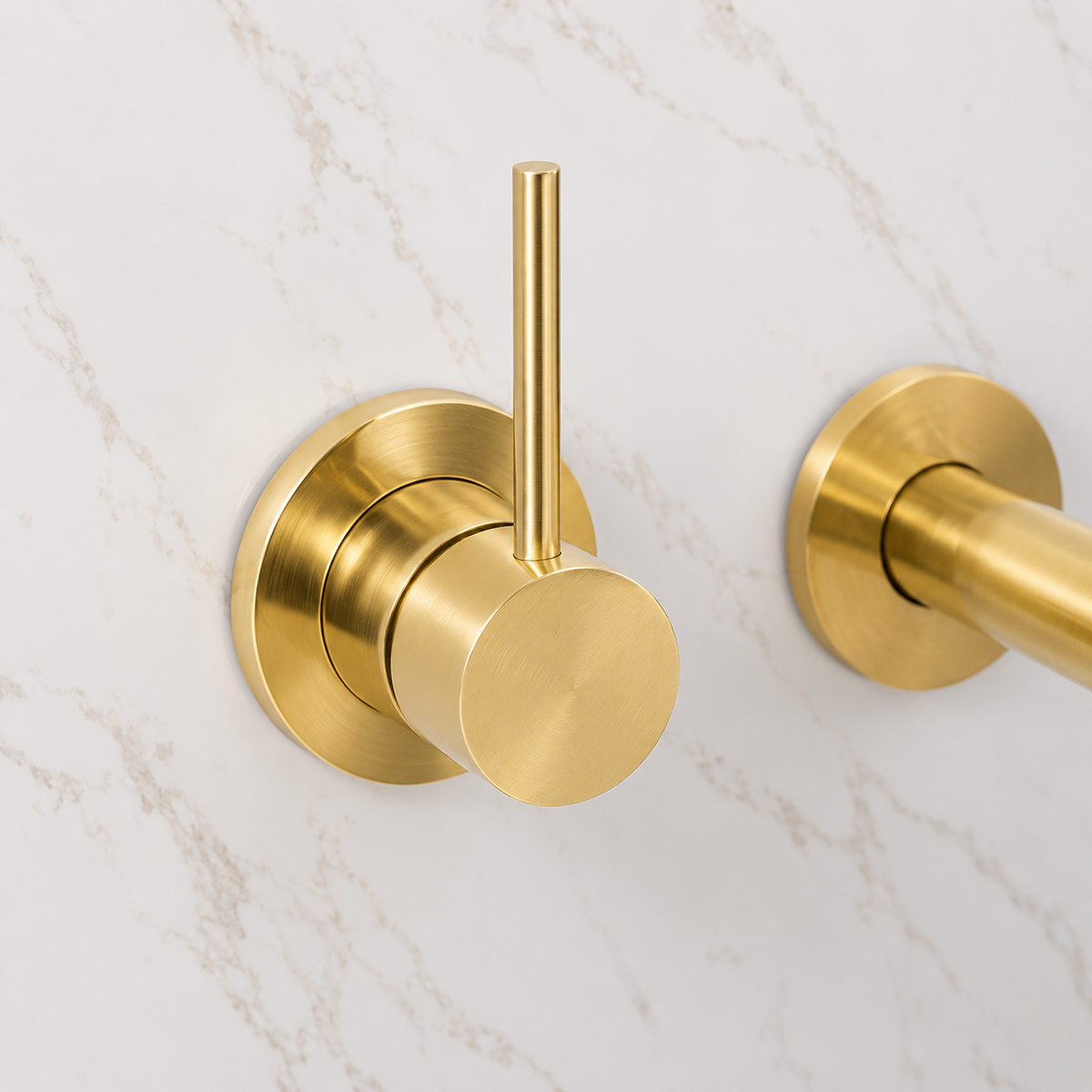 Brasslik Roswell wall mount tap in solid brass