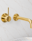 Single handle wall mounted brass tap by Brasslik