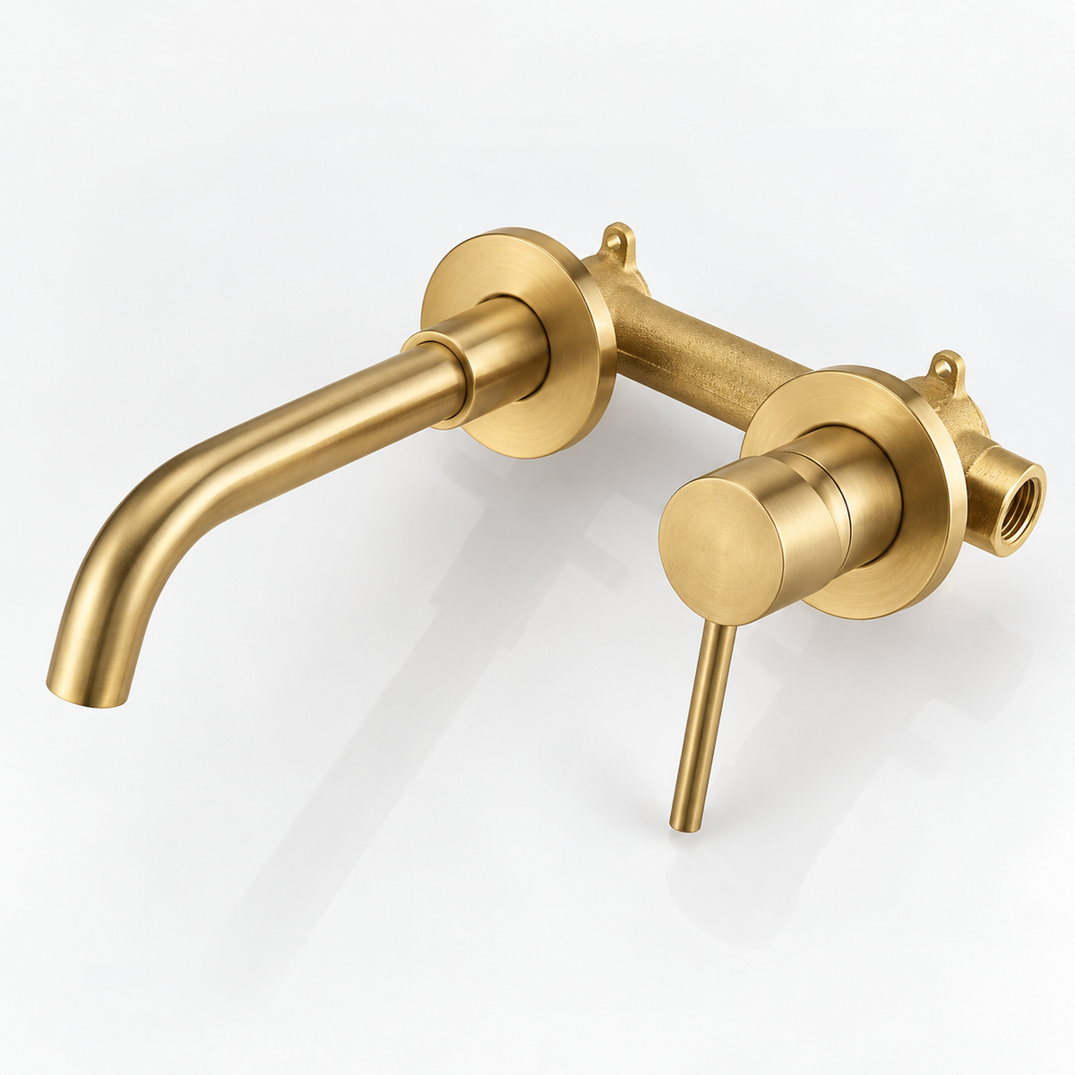 Roswell solid brass single handle wall faucet