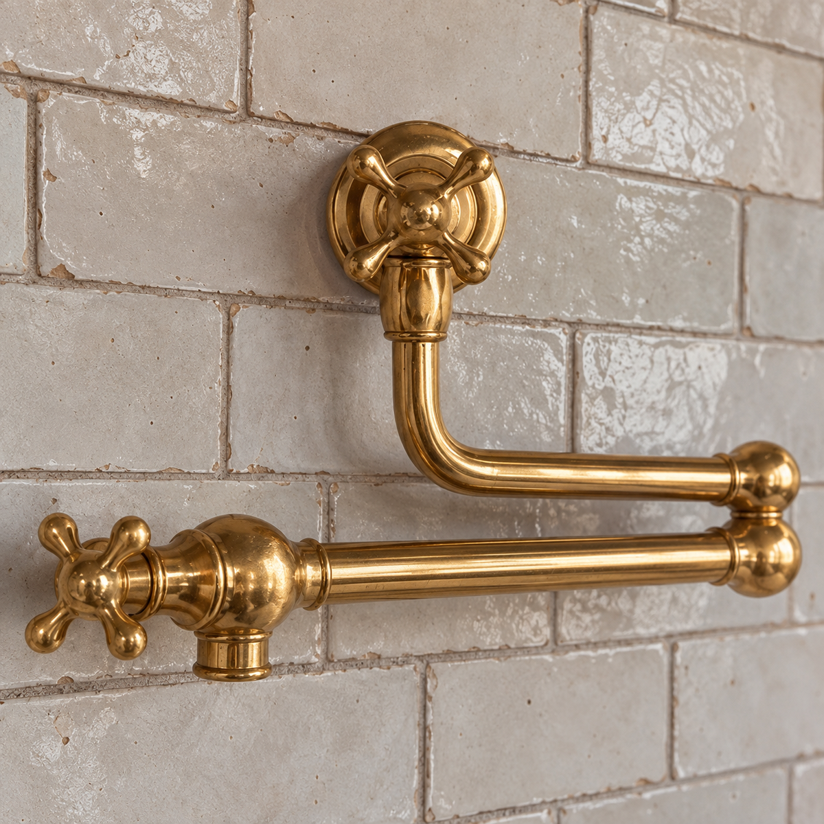 Brasslik San Diego pot filler for kitchen stoves