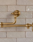San Diego brass kitchen pot filler