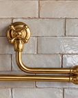 San Diego pot filler in solid brass by Brasslik