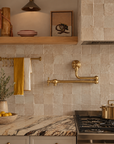 Wall mounted San Diego brass pot filler
