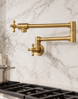 Brasslik Sartinia pot filler for kitchen stoves