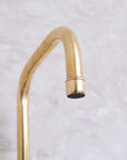 Handcrafted Seven bridge faucet with optional side sprayer