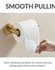 Handcrafted solid brass toilet paper holder