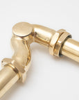 Solid brass S-trap for under sink plumbing