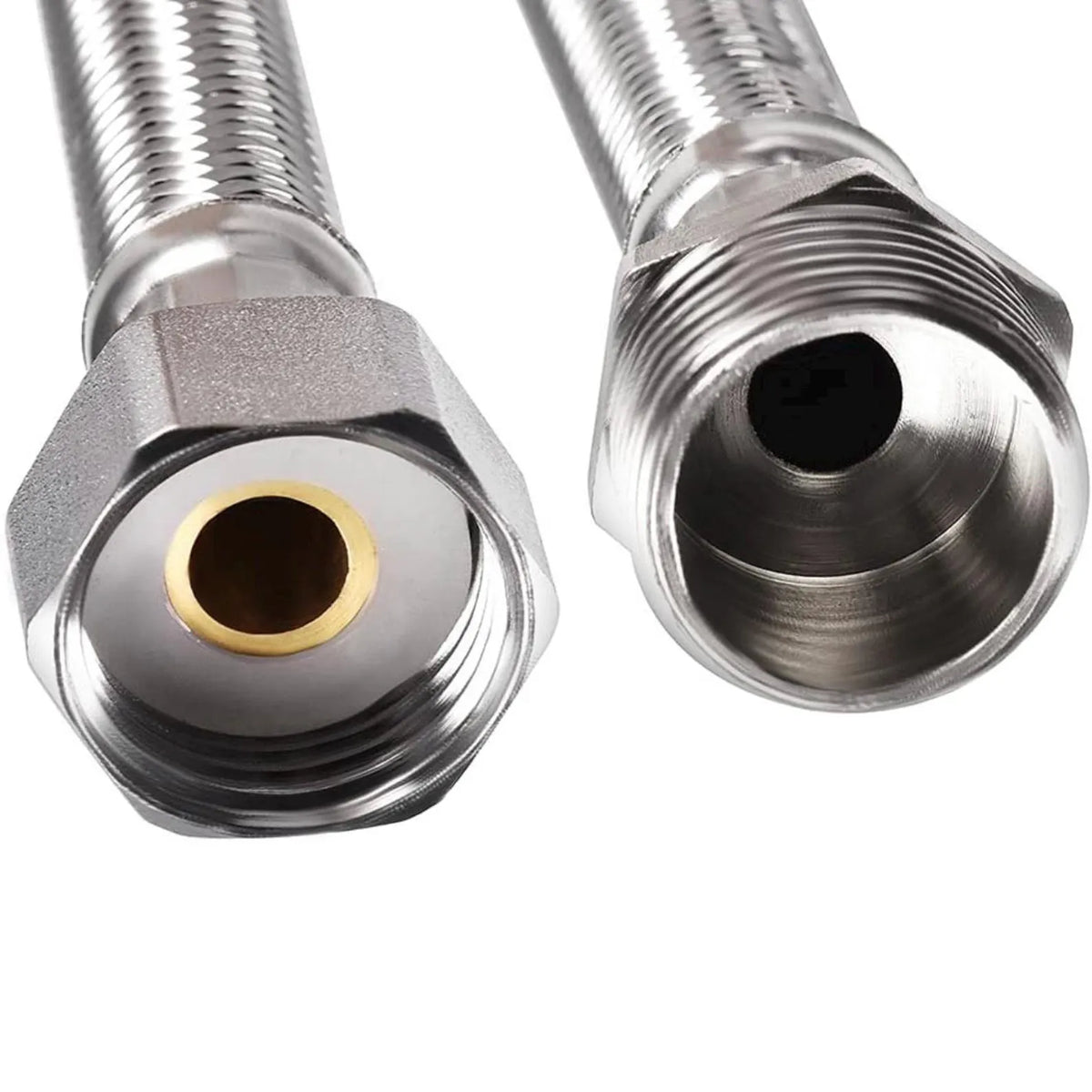 Brasslik G1/2 braided faucet connector for kitchen and bath