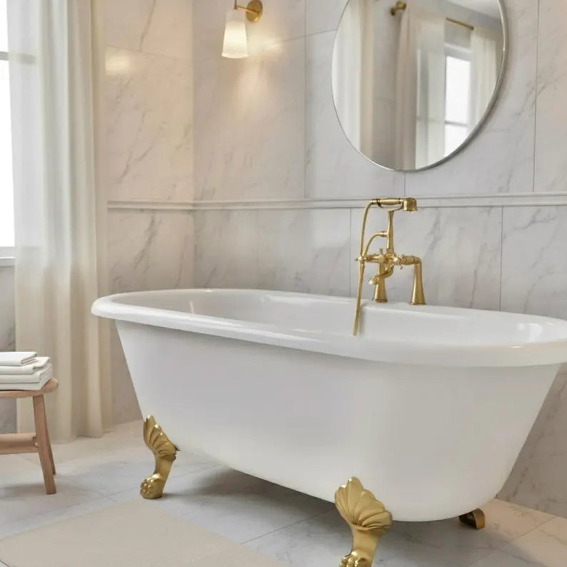 Solid brass Cotswolds tub filler