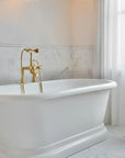 Cotswolds brass bath filler for bathtubs