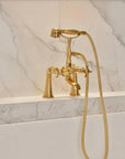 The Cotswolds brass tub faucet by Brasslik