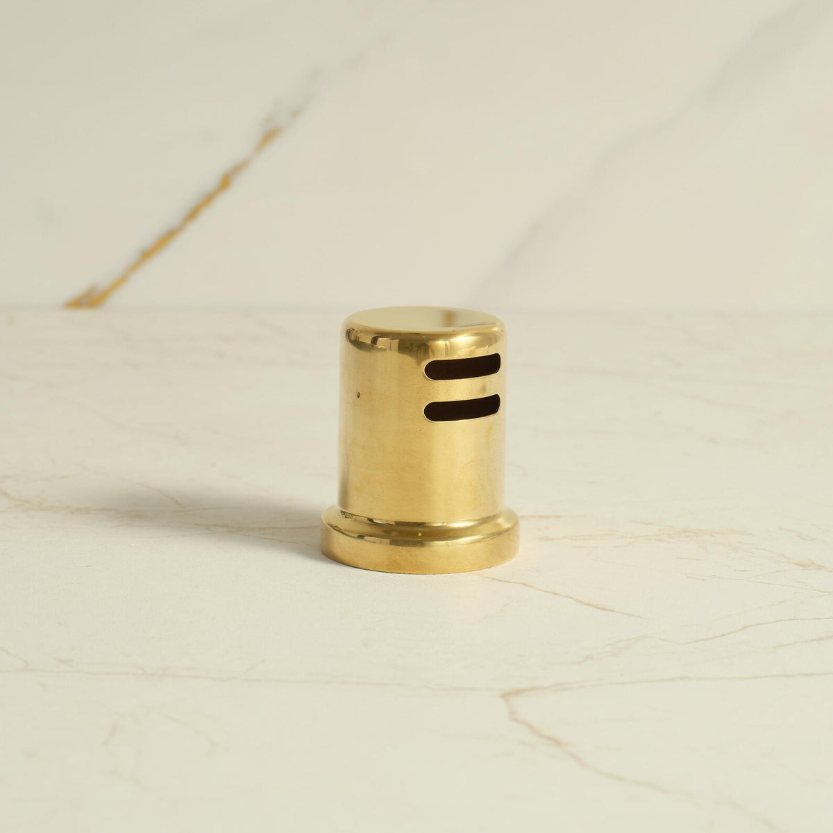 Solid brass air gap cover for kitchen sinks by Brasslik