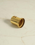 Handcrafted brass dishwasher air gap cover