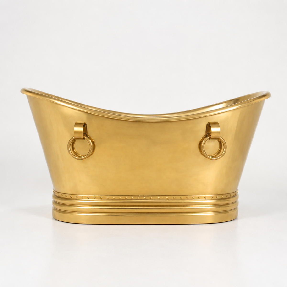 Unlacquered brass Bruny bathtub