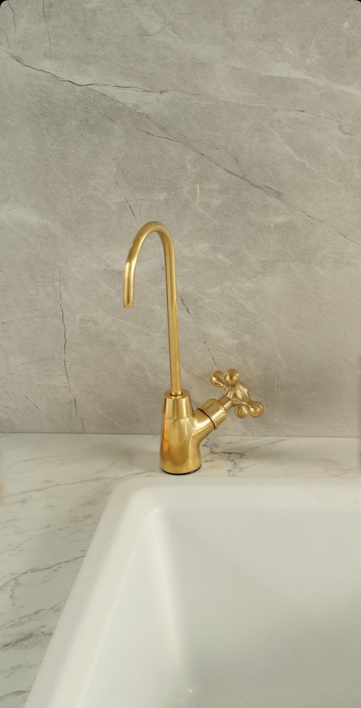 Solid brass filter tap for drinking water, Brasslik