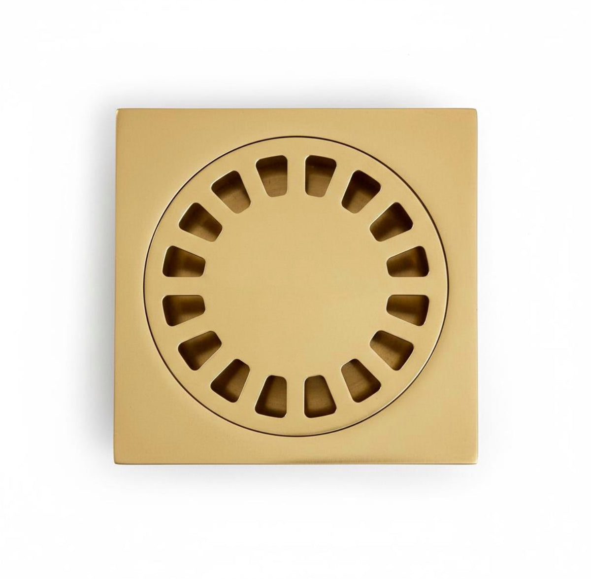 Solid brass square floor drain by Brasslik