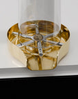 Handcrafted brass kitchen glass rinser