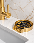 Solid brass glass rinser, kitchen cup cleaner