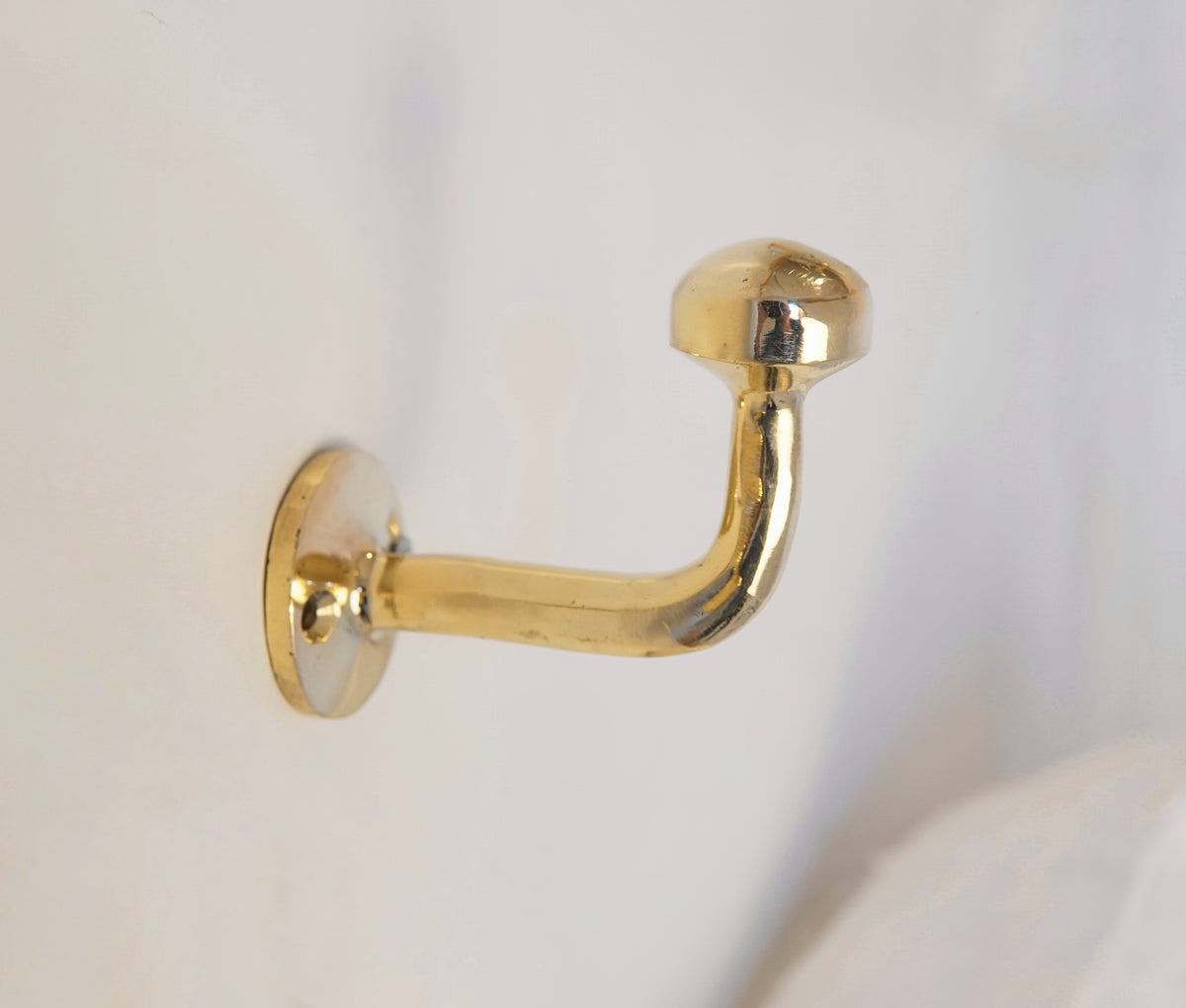 Brasslik multi-use brass hook for towels and robes