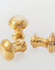 Antique brass round knob for cabinets and drawers