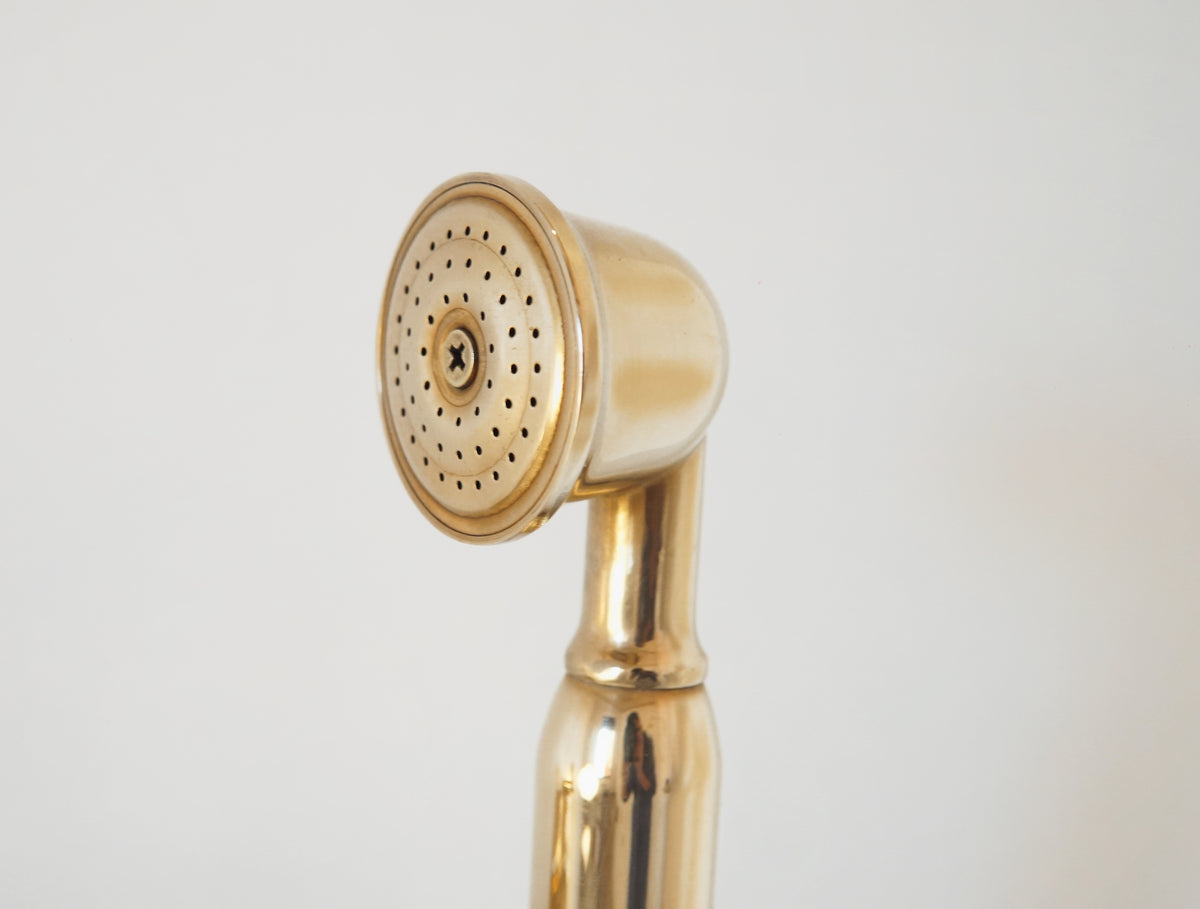 Oasis brass shower system, timeless design