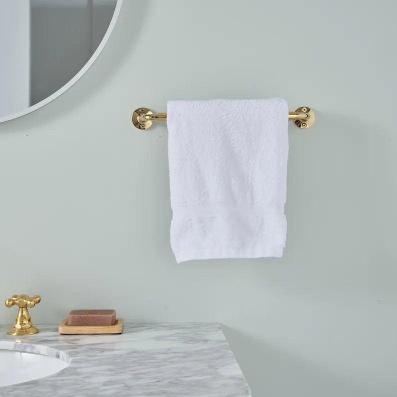 Brasslik brass bathroom towel bar