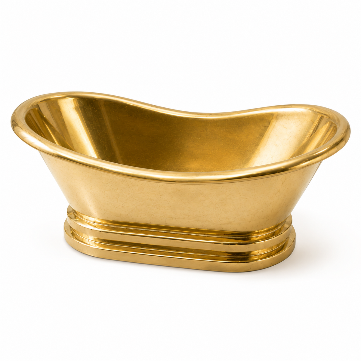 Bathtub style brass vessel sink by Brasslik