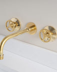 Brasslik BRS1 wall mounted faucet in brass
