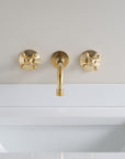 BRS1 wall mount faucet available in four handle options
